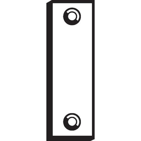 Don-Jo 1-15/16" x 2-1/4" Filler Plate for Flush Bolt Strike FB225BP